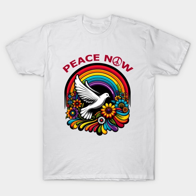 Peace Now T-Shirt by MtWoodson